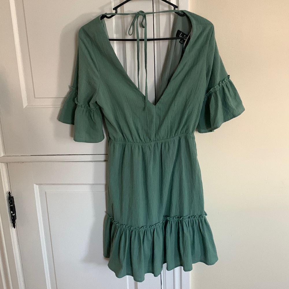 Sage green dress